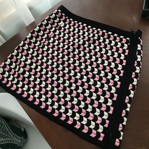 Missoni Black and Pink Mini Skirt